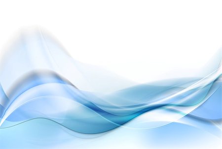 simsearch:400-08978821,k - Bright blue smooth waves abstract background. Vector template graphic design Foto de stock - Super Valor sin royalties y Suscripción, Código: 400-08675210
