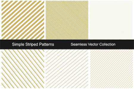 simsearch:400-08749175,k - Collection of gold striped backgrounds. Vector set. Stock Photo - Budget Royalty-Free & Subscription, Code: 400-08676005
