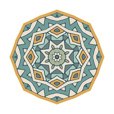 simsearch:400-08650534,k - geometric colorful ornamental mandala design abstract pattern Stock Photo - Budget Royalty-Free & Subscription, Code: 400-08676458