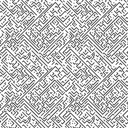 Geometric seamless pattern. Black and white striped repeatable texture. Similar to retro memphis style, fashion 1980s - 1990s. Stock Photo - Budget Royalty-Free & Subscription, Code: 400-08677576