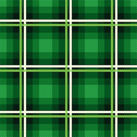 simsearch:400-08504037,k - Rectangular seamless vector fabric pattern mainly in emerald hues with contrast lines Foto de stock - Super Valor sin royalties y Suscripción, Código: 400-08677896