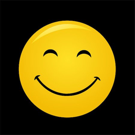 simsearch:400-08619521,k - Modern yellow laughing happy smile Foto de stock - Super Valor sin royalties y Suscripción, Código: 400-08678520