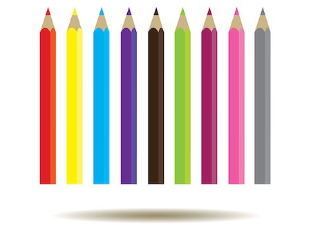 simsearch:859-03039063,k - vector illustration of a school background with pencils Stockbilder - Microstock & Abonnement, Bildnummer: 400-08678930