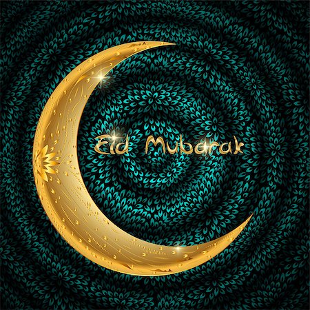 simsearch:400-08647515,k - Vector Illustration of Beautiful Greeting Card Design  Eid Mubarak for Muslim festival. EPS10 Foto de stock - Super Valor sin royalties y Suscripción, Código: 400-08679887