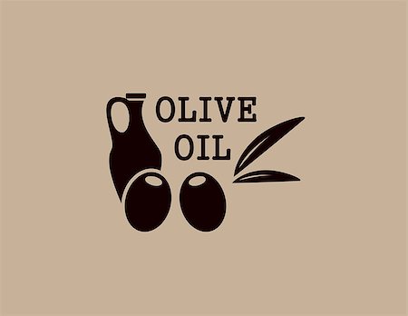 simsearch:400-05026177,k - olive oil background with jug and two olive silhouette Foto de stock - Super Valor sin royalties y Suscripción, Código: 400-08671071