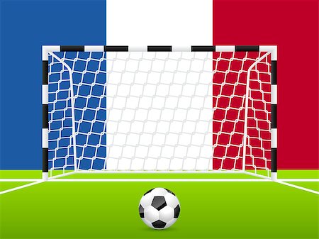 simsearch:400-08372849,k - Abstract soccer background template with french flag in background Stock Photo - Budget Royalty-Free & Subscription, Code: 400-08671411