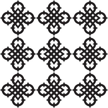 simsearch:400-04788857,k - Celtic knots pattern for use in your creative projects Foto de stock - Super Valor sin royalties y Suscripción, Código: 400-08672014