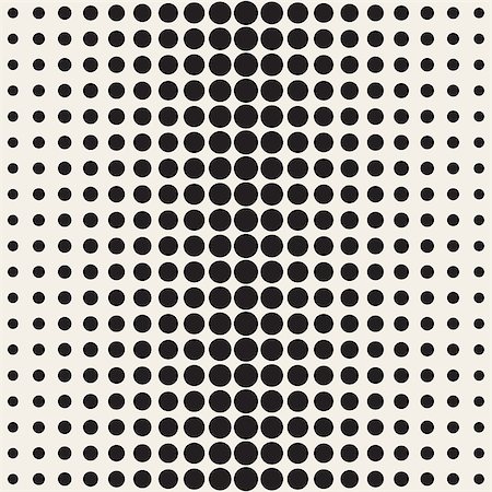 shift - Vector Seamless Black and White Circle Gradient Halftone Pattern. Abstract Geometric Background Design Stockbilder - Microstock & Abonnement, Bildnummer: 400-08673254