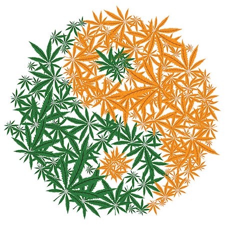 Colorful marijuana design Stock Photo - Budget Royalty-Free & Subscription, Code: 400-08673826