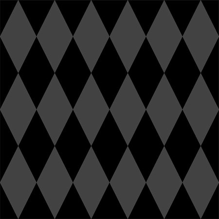 pierrot - Tile black and grey background or vector pattern for seamless decoration wallpaper Photographie de stock - Aubaine LD & Abonnement, Code: 400-08680677