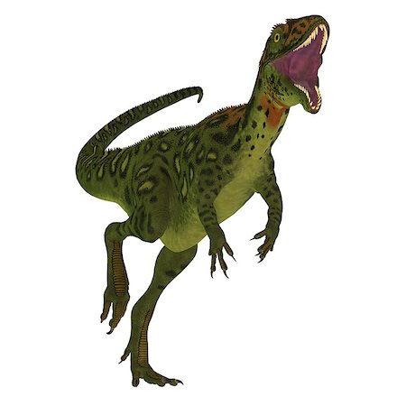 simsearch:400-08694325,k - Masiakasaurus was a theropod dinosaur that lived in Madagascar during the Cretaceous period. Foto de stock - Super Valor sin royalties y Suscripción, Código: 400-08694324