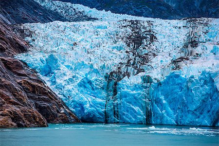 endicott arm - Detail of South Dawes Glacier near Juneau in Alaska Stock Photo - Budget Royalty-Free & Subscription, Code: 400-08694338