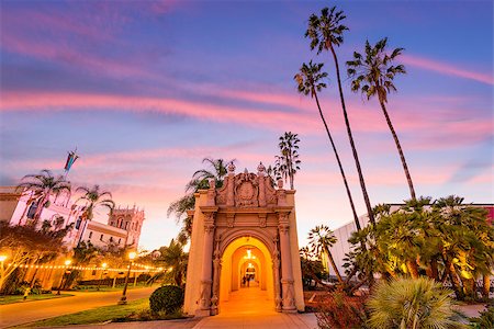 Historic architecture in San Diego, California, USA. Foto de stock - Royalty-Free Super Valor e Assinatura, Número: 400-08695509