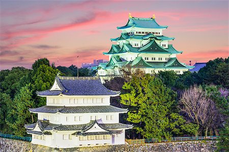 simsearch:400-07263208,k - Nagoya, Japan at the Castle. Fotografie stock - Microstock e Abbonamento, Codice: 400-08695862