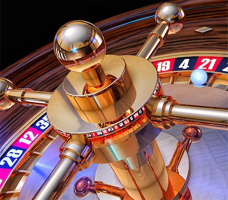 simsearch:400-07832442,k - 3d rendering of a roulette Stock Photo - Budget Royalty-Free & Subscription, Code: 400-08695899