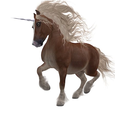 shetlandpony - A fantasy animal that is a cross of the Shetland pony and the Unicorn of folklore and legend. Stockbilder - Microstock & Abonnement, Bildnummer: 400-08696821