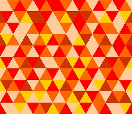 simsearch:400-08675660,k - Tile vector background with yellow, red and brown triangle geometric mosaic Stock Photo - Budget Royalty-Free & Subscription, Code: 400-08697107