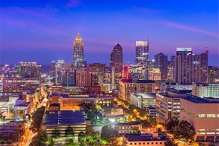 Midtown Atlanta, Georgia, USA skyline Stock Photo - Budget Royalty-Free & Subscription, Code: 400-08697248