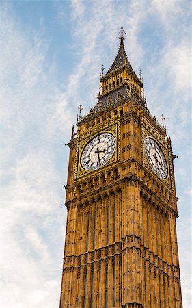 Big Ben and sky in detail. Stock Photo - Budget Royalty-Free & Subscription, Code: 400-08697736