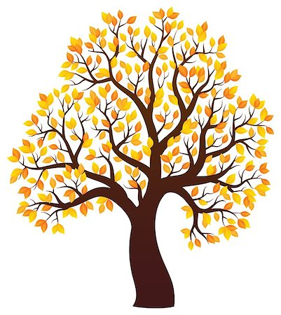 simsearch:400-08621985,k - Autumn tree theme image 3 - eps10 vector illustration. Stock Photo - Budget Royalty-Free & Subscription, Code: 400-08697779