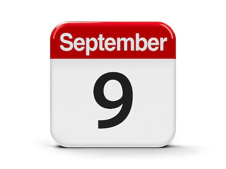 Calendar web button - The Ninth of September - International Beauty Day, three-dimensional rendering, 3D illustration Stock Photo - Budget Royalty-Free & Subscription, Code: 400-08697883