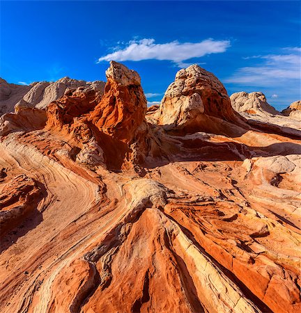 paria plateau - White Pocket rock formations, Vermilion Cliffs National Monument, Arizona, USA Stock Photo - Budget Royalty-Free & Subscription, Code: 400-08693053