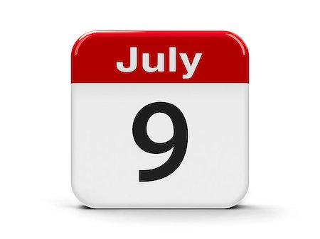 Calendar web button - The Ninth of July - Independence Day in Argentina, three-dimensional rendering, 3D illustration Stock Photo - Budget Royalty-Free & Subscription, Code: 400-08693903