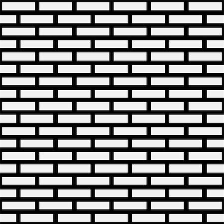 Geometric simple black and white minimalistic pattern, brick. Can be used as wallpaper, background or texture. Stock Photo - Budget Royalty-Free & Subscription, Code: 400-08706417