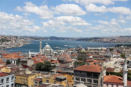 evrenkalinbacak (artist) - Bosphorus Strait and Istanbul City in Turkey Stockbilder - Microstock & Abonnement, Bildnummer: 400-08706529