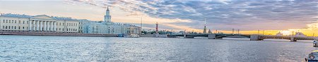 st petersburg night - The Palace Bridge (Palace Bridge). Sunrise. Saint Petersburg, Russia. Photographie de stock - Aubaine LD & Abonnement, Code: 400-08707615