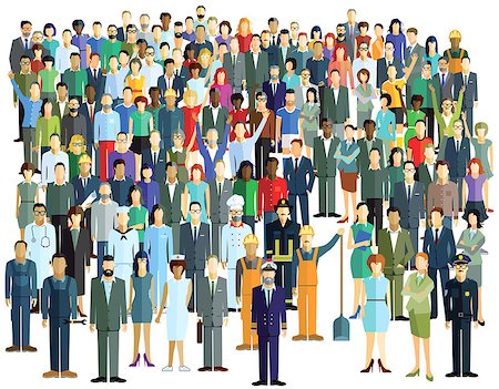Large Crowd Stock Photo - Budget Royalty-Free & Subscription, Code: 400-08707765
