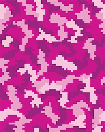 digital camouflage seamless pattern - Seamless digital fashion camouflage pattern, vector Stock Photo - Budget Royalty-Free & Subscription, Code: 400-08707840