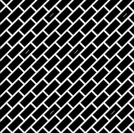 Geometric simple black and white minimalistic pattern, brick. Can be used as wallpaper, background or texture. Stock Photo - Budget Royalty-Free & Subscription, Code: 400-08708855