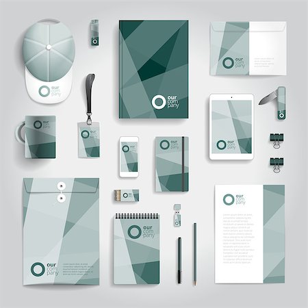 simsearch:400-08257177,k - Corporate identity stationery objects print template. Stock Photo - Budget Royalty-Free & Subscription, Code: 400-08709451