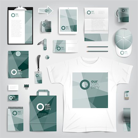 simsearch:400-08257177,k - Corporate identity stationery objects print template. Stock Photo - Budget Royalty-Free & Subscription, Code: 400-08709452