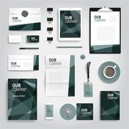 simsearch:400-08257177,k - Corporate identity stationery objects print template. Stock Photo - Budget Royalty-Free & Subscription, Code: 400-08709453