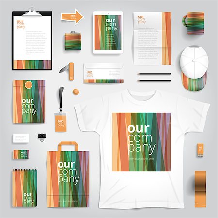 simsearch:400-08257177,k - Corporate identity stationery objects print template. Stock Photo - Budget Royalty-Free & Subscription, Code: 400-08709505
