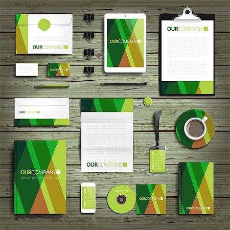 simsearch:400-08257177,k - Corporate identity stationery objects print template. Stock Photo - Budget Royalty-Free & Subscription, Code: 400-08709506