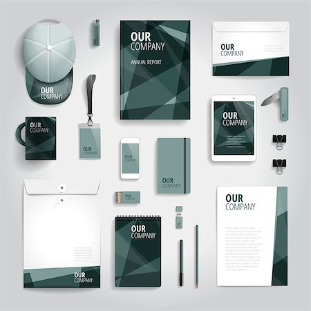 simsearch:400-08257177,k - Corporate identity stationery objects print template. Stock Photo - Budget Royalty-Free & Subscription, Code: 400-08709501