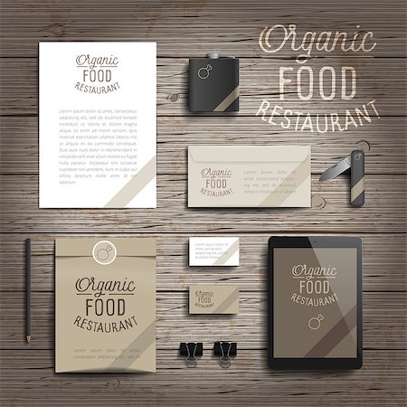 simsearch:400-08257177,k - Corporate identity stationery objects print template. Stock Photo - Budget Royalty-Free & Subscription, Code: 400-08709514
