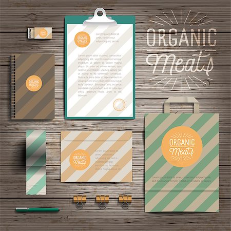 simsearch:400-08257177,k - Corporate identity stationery objects print template. Stock Photo - Budget Royalty-Free & Subscription, Code: 400-08709515