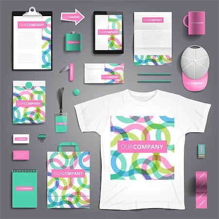 simsearch:400-08257177,k - Corporate identity stationery objects print template. Stock Photo - Budget Royalty-Free & Subscription, Code: 400-08709511