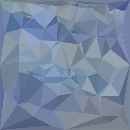 polyhedral - Low polygon style illustration of a light steel blue abstract geometric background. Photographie de stock - Aubaine LD & Abonnement, Code: 400-08709618