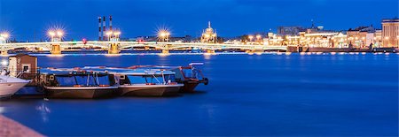 st petersburg night - Annunciation Bridge, the drawbridge, the bridge on the river Neva, Saint Petersburg, Russia. Stock Photo - Budget Royalty-Free & Subscription, Code: 400-08710225