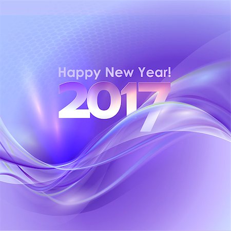 flame card vector - 2017 Happy New Year abstract background with blue wave. Vector illustration Stock Photo - Budget Royalty-Free & Subscription, Code: 400-08711748