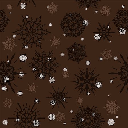 simsearch:400-08712804,k - Seamless texture with snowflakes. Vector illustration EPS8 Stock Photo - Budget Royalty-Free & Subscription, Code: 400-08712788
