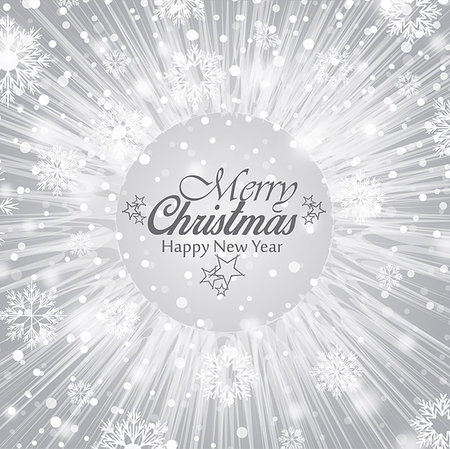 simsearch:400-08713262,k - Vector Christmas background, Merry Christmas card with snow Stock Photo - Budget Royalty-Free & Subscription, Code: 400-08713239