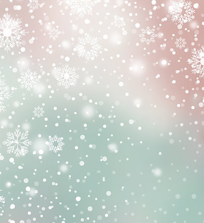 simsearch:400-08713262,k - Vector Christmas background, Merry Christmas card with snow Stock Photo - Budget Royalty-Free & Subscription, Code: 400-08713246