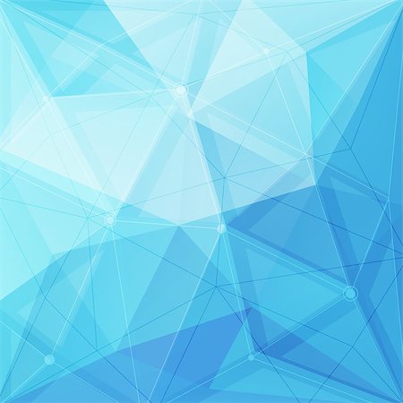 simsearch:400-08094145,k - Abstract low poly geometric background with triangles, vector illustration Photographie de stock - Aubaine LD & Abonnement, Code: 400-08734453