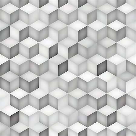 Vector Seamless Greyscale Shades Gradient Rhombus Tiling Pattern. Abstract Geometric Background Design Stock Photo - Budget Royalty-Free & Subscription, Code: 400-08734575